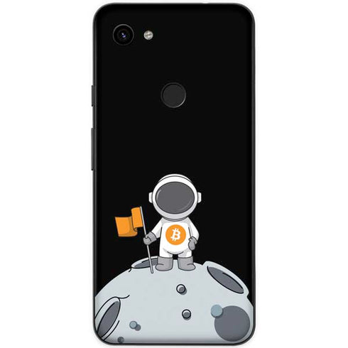 Bitcoin Astronaut Google Pixel 3a Skin